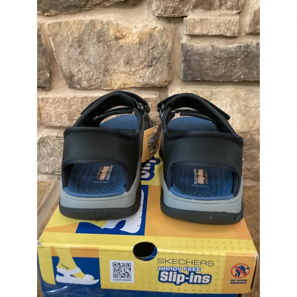 Skechers Hands Free Slip-ins Tresmen Reece Charcoal Mens 11 Extra Wide New